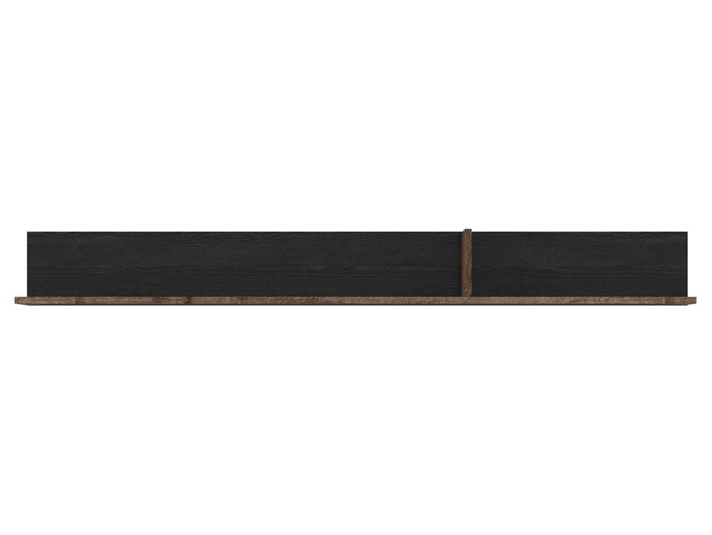Plaukts 150 cm KASSEL klostera ozols/melnais ozols — 2 attēls