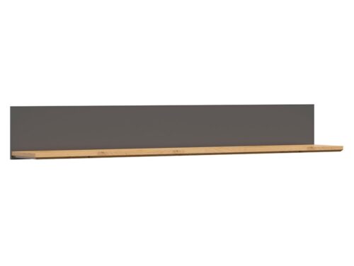 HESEN plaukts 175 cm grafīta/mākslinieciskais ozols