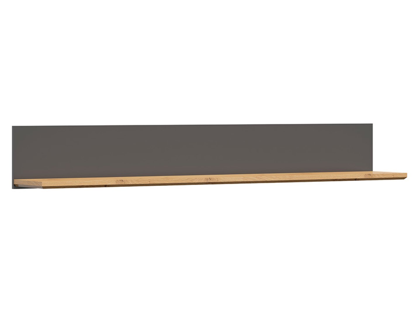 HESEN plaukts 175 cm grafīta/mākslinieciskais ozols