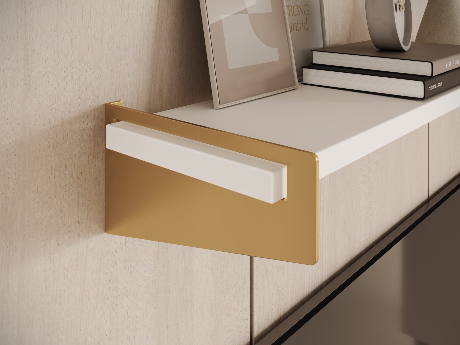 Ivi Gold/Matte White ADRK plaukts — изображение 2
