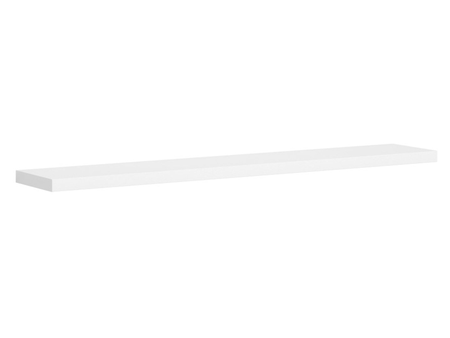 KASPIAN plaukts 140 cm baltā krāsā