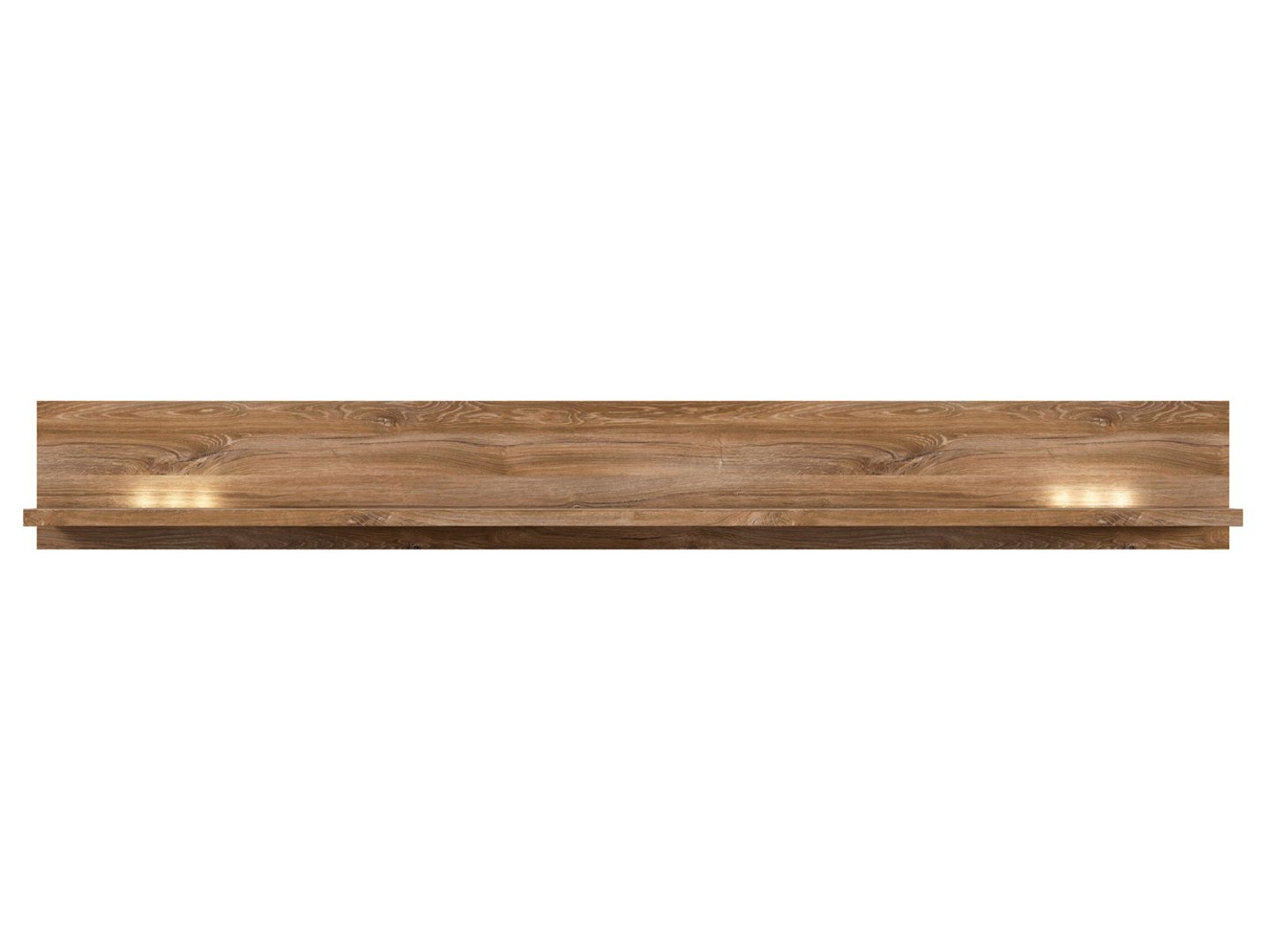 GENT grāmatu plaukts 200 cm, ozolkoka krāsā, Stirling krāsā