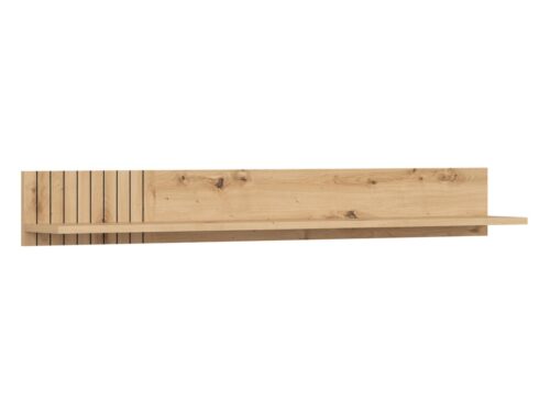 LAMEA grāmatu plaukts 135 cm, ozola imitācija