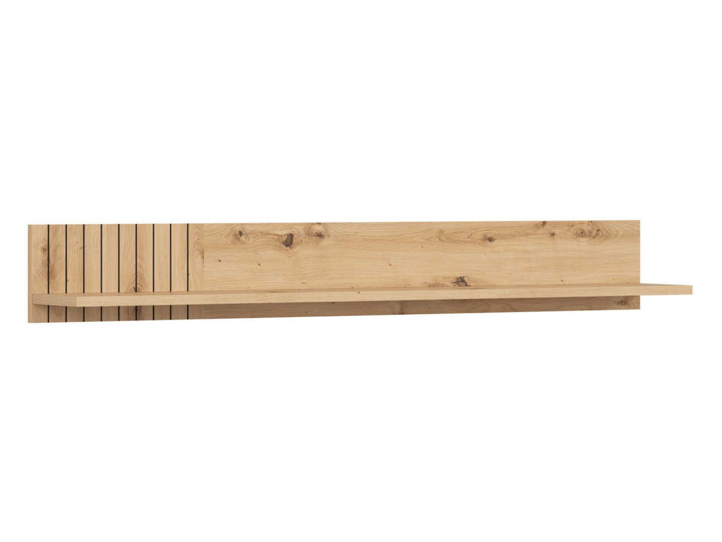 LAMEA grāmatu plaukts 135 cm, ozola imitācija