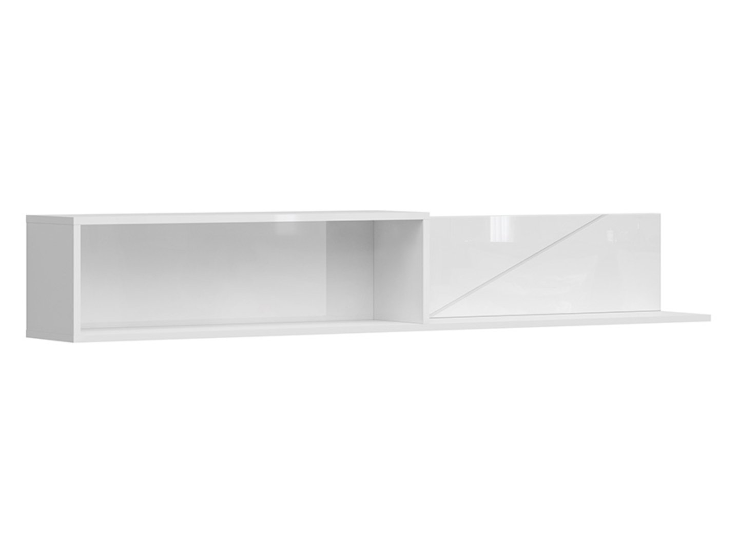 FORN piekarināms plaukts 156 cm baltā krāsā, spīdīgi