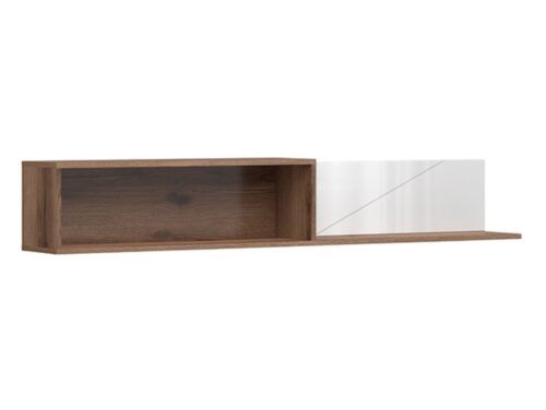 FORN piekarināms plaukts 156 cm tumšs ozols delano/balts, augsti spīdīgs