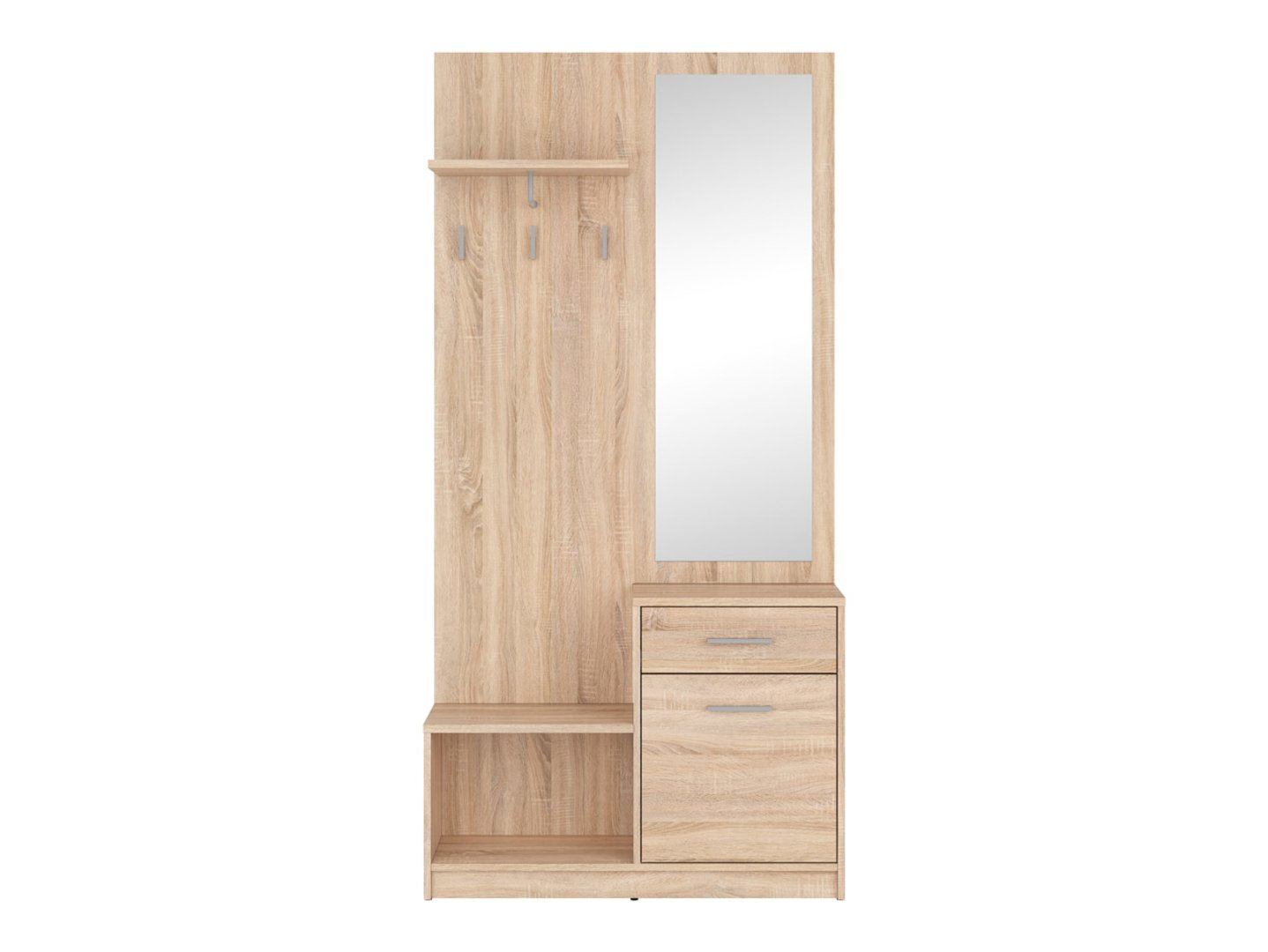 NEPO PLUS Priekšnams 90 cm, Sonoma ozols — 2 attēls