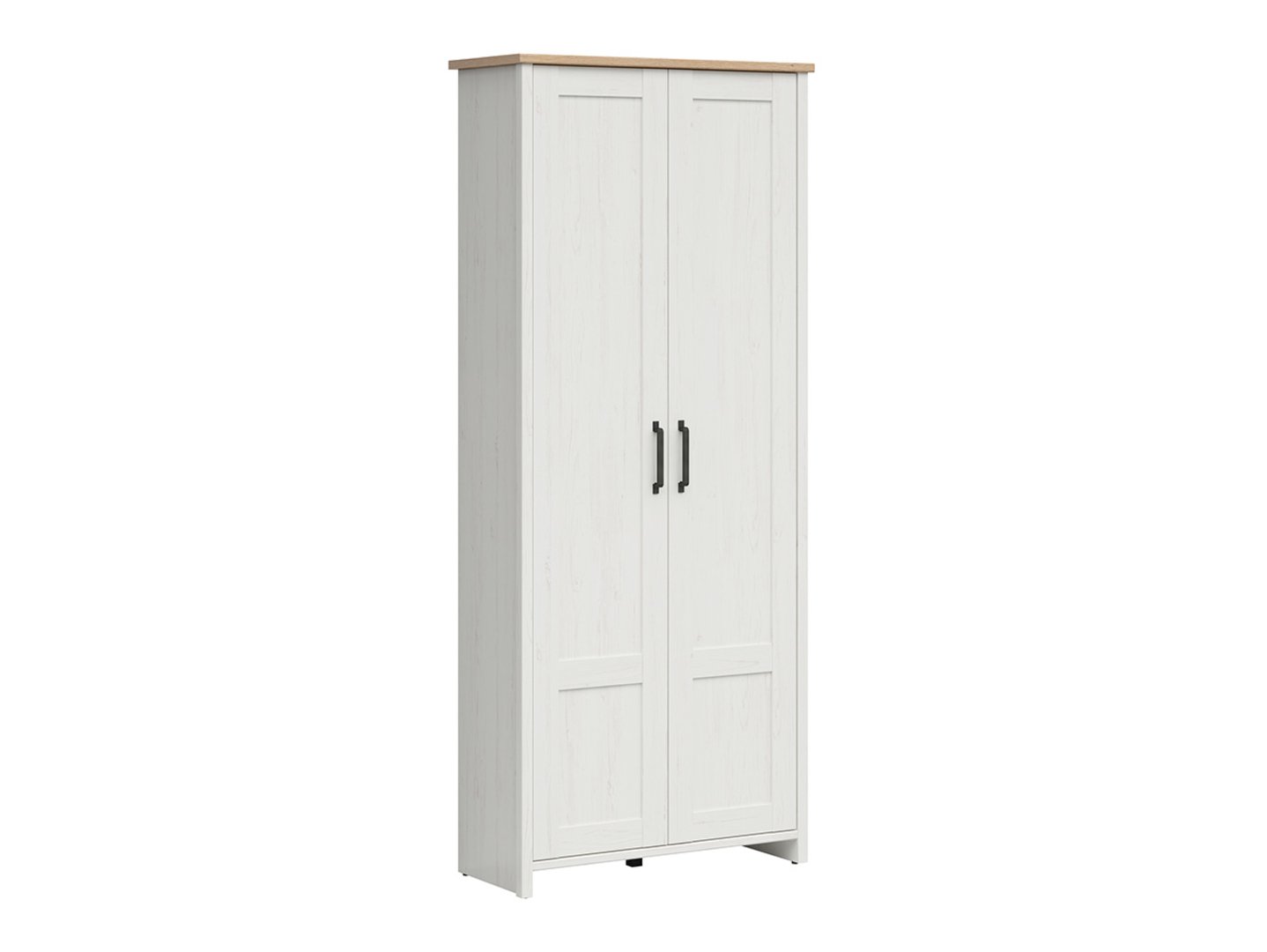 LOKSA divdurvju grāmatu plaukts, 84,5 cm, Andersen priede, balta — изображение 5