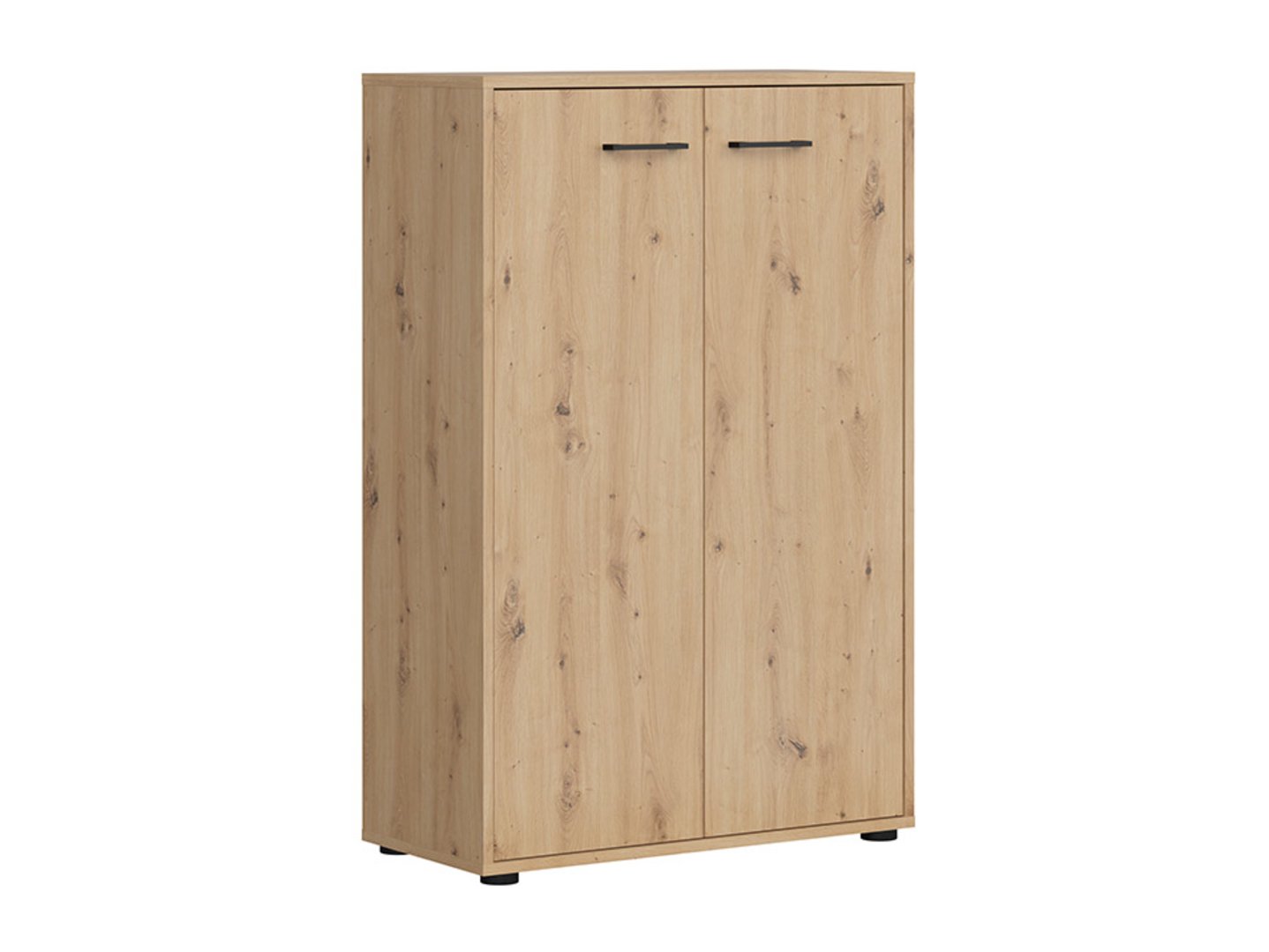 SPACE OFFICE zems divdurvju grāmatu plaukts, 80 cm, ozolkoka krāsā