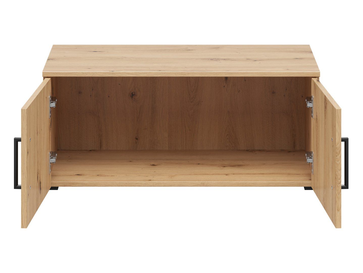 MultiDoo divu durvju skapis, 80 cm, mākslīgais ozols — 6 attēls