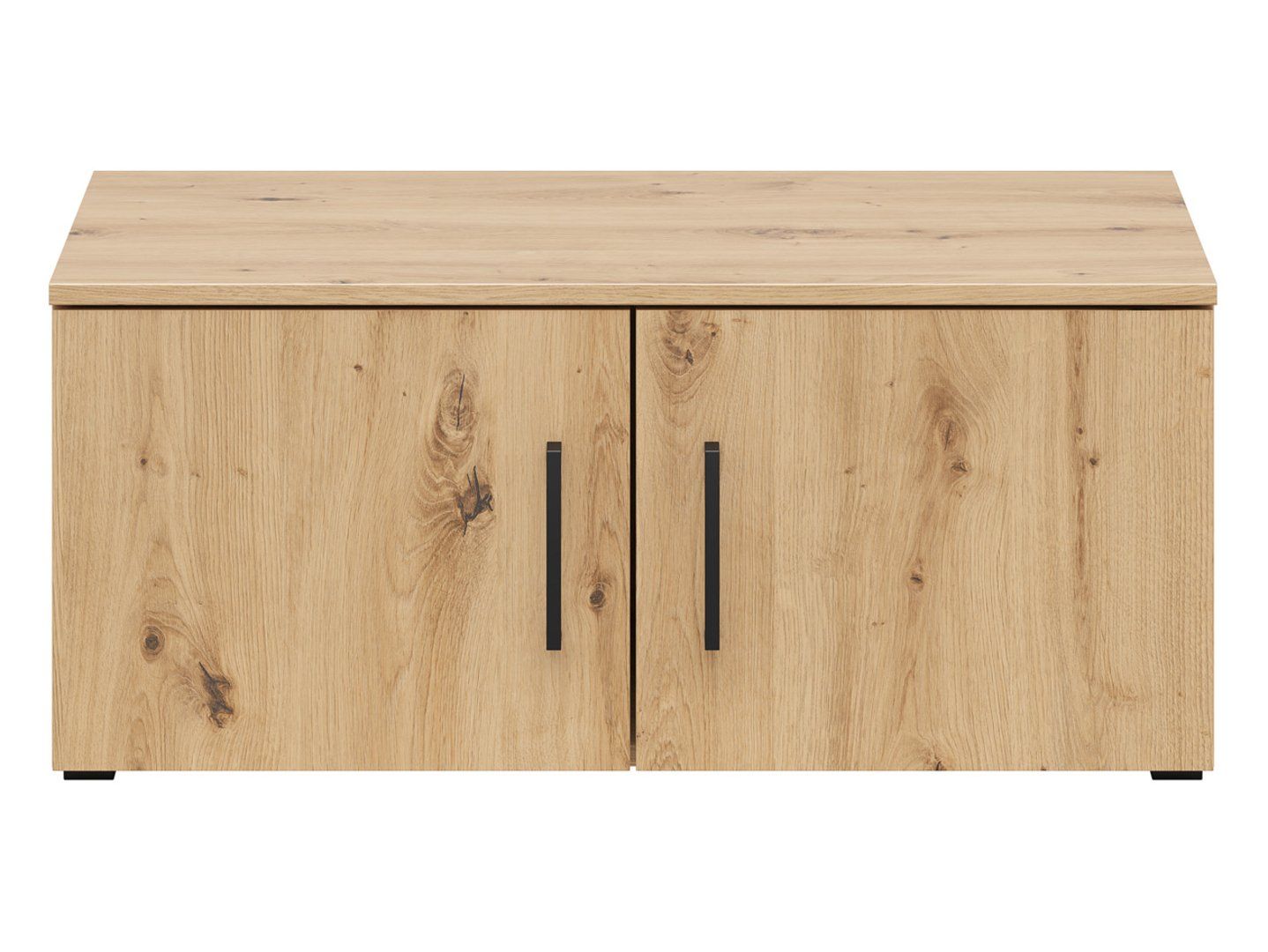MultiDoo divu durvju skapis, 80 cm, mākslīgais ozols — 7 attēls