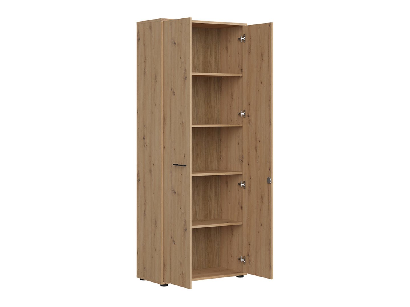SPACE OFFICE 80 cm divdurvju grāmatu plaukts, ozolkoka imitācija
