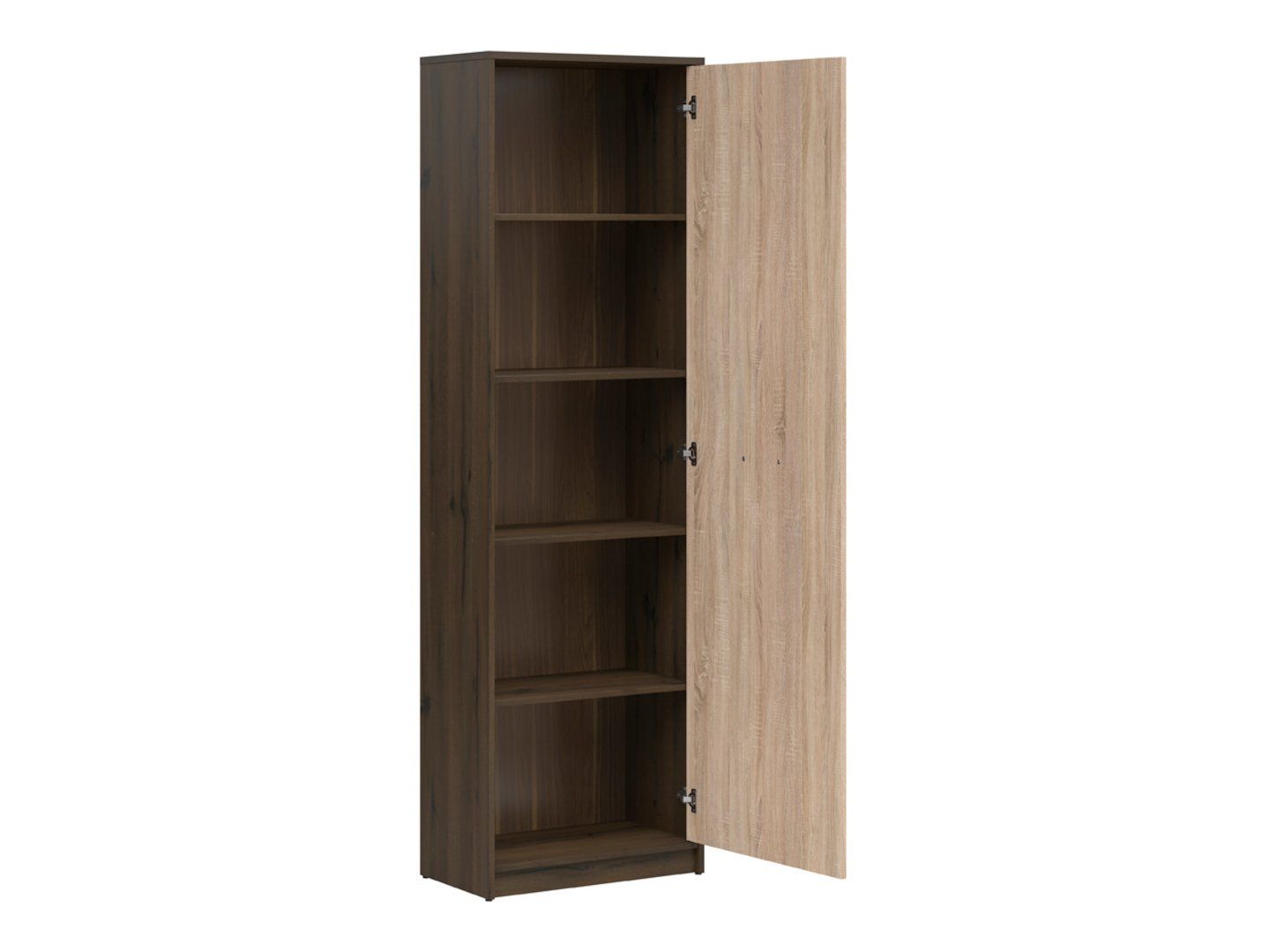 NEPO PLUS grāmatu plaukts ar vienviru durvīm, 60 cm, cēls ozols/sonoma ozols — 3 attēls