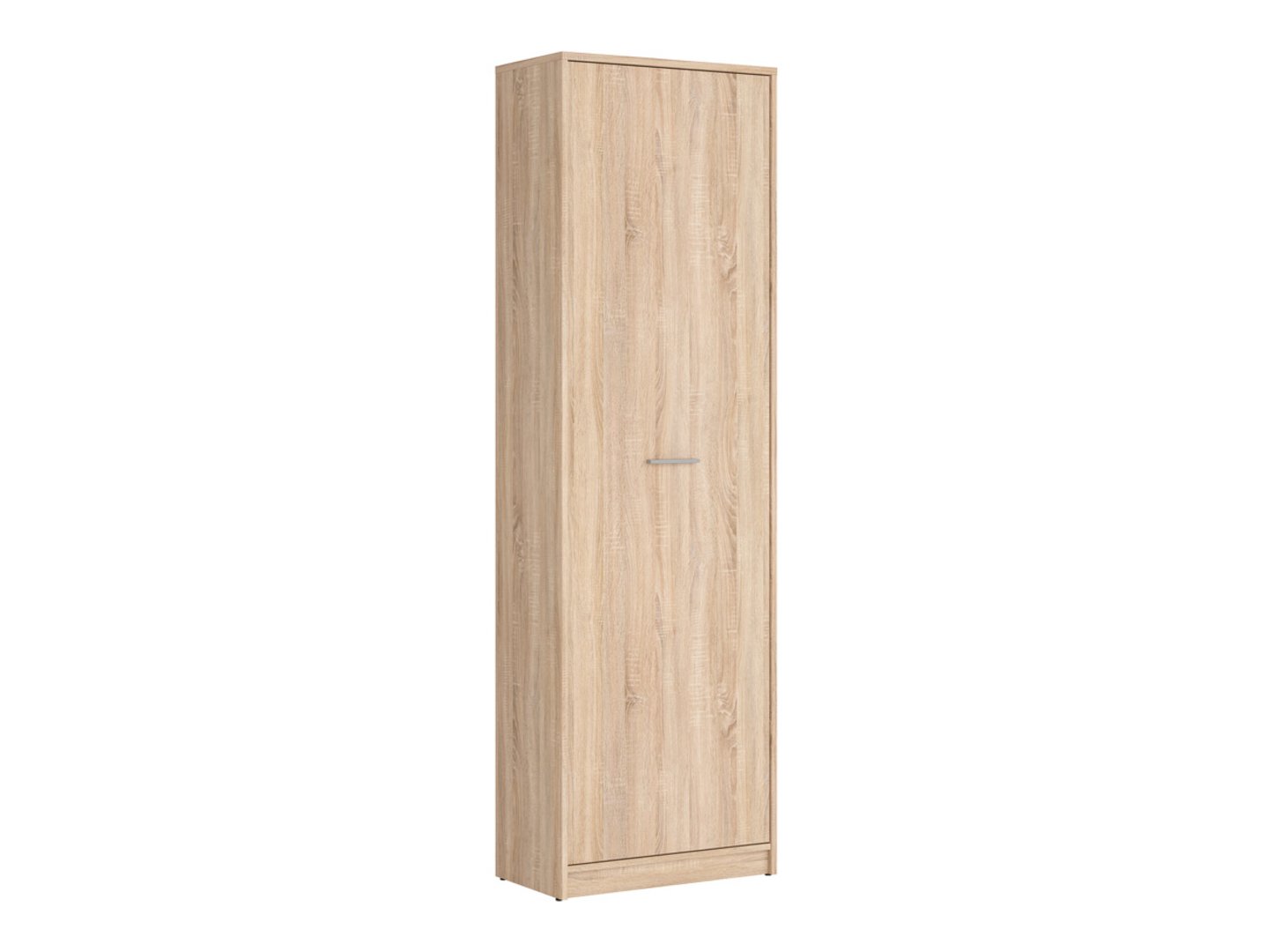 NEPO PLUS grāmatu plaukts ar vienviru durvīm, 60 cm, Sonoma ozols