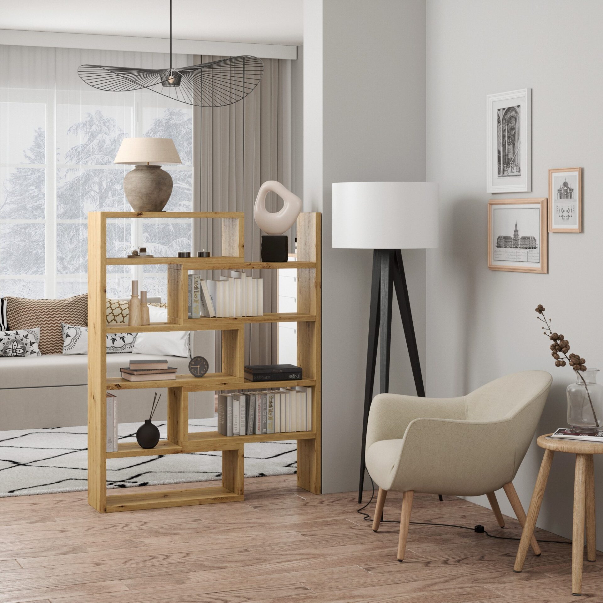 KARDAL Artisan ADRK grāmatu plaukts — 2 attēls