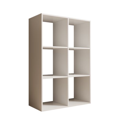 Plaukts “Lenti 2×3”, balts, ADRK