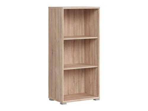 BRW OFFICE zems atvērts grāmatu plaukts, 52,5 cm, Sonoma ozols