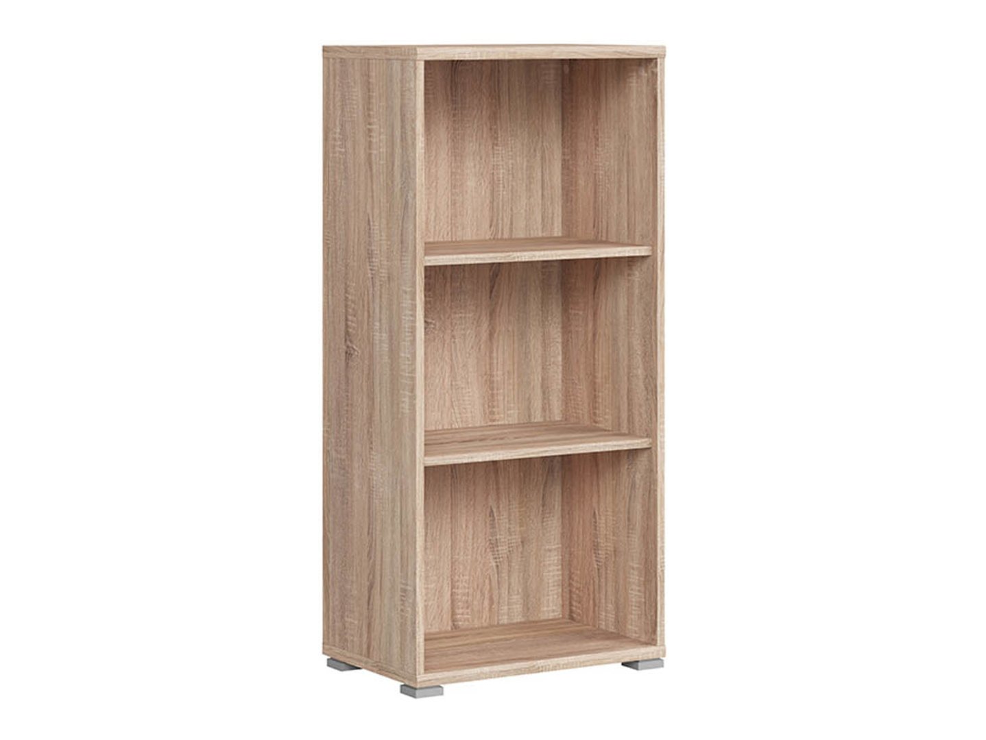 BRW OFFICE zems atvērts grāmatu plaukts, 52,5 cm, Sonoma ozols