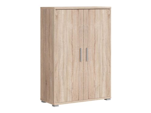 BRW OFFICE zems slēgts grāmatu plaukts, 80 cm, Sonoma ozols