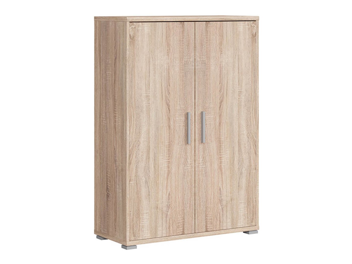BRW OFFICE zems slēgts grāmatu plaukts, 80 cm, Sonoma ozols