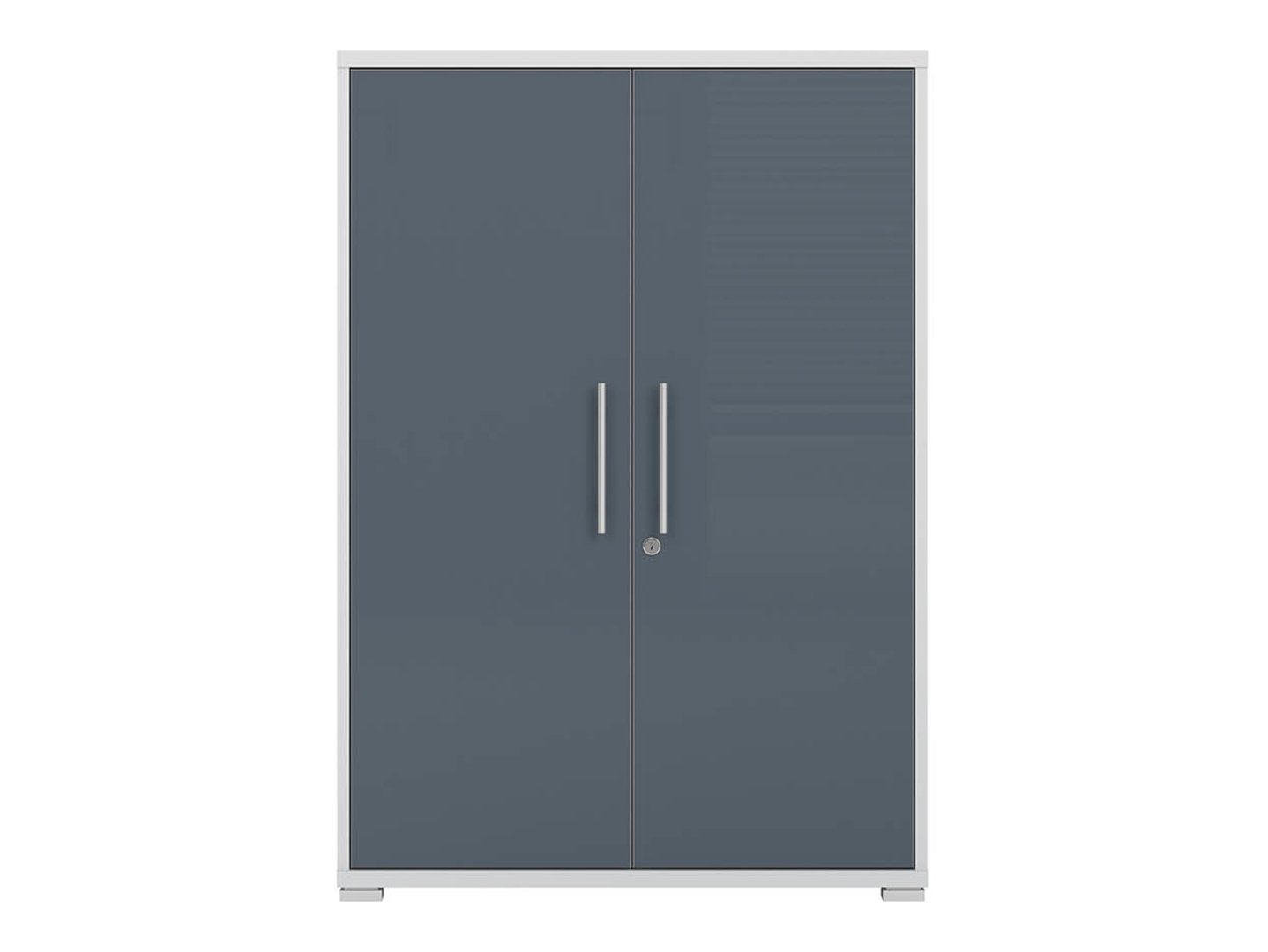 OFFICE LUX zems slēgts plaukts, 80 cm, gaiši pelēks