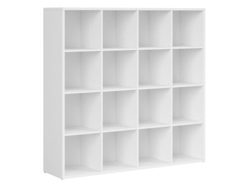 NEPO PLUS atvērts plaukts, 151 cm, balts