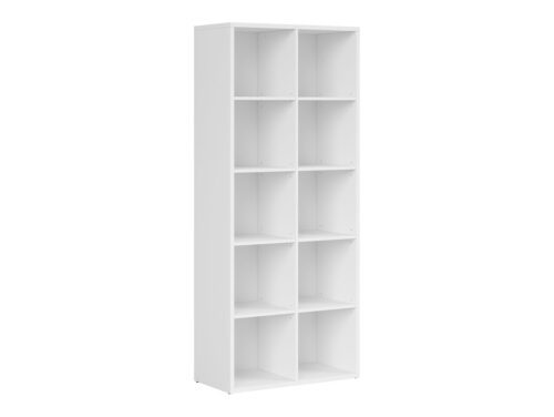 NEPO PLUS augsts atvērts plaukts, 77 cm, balts