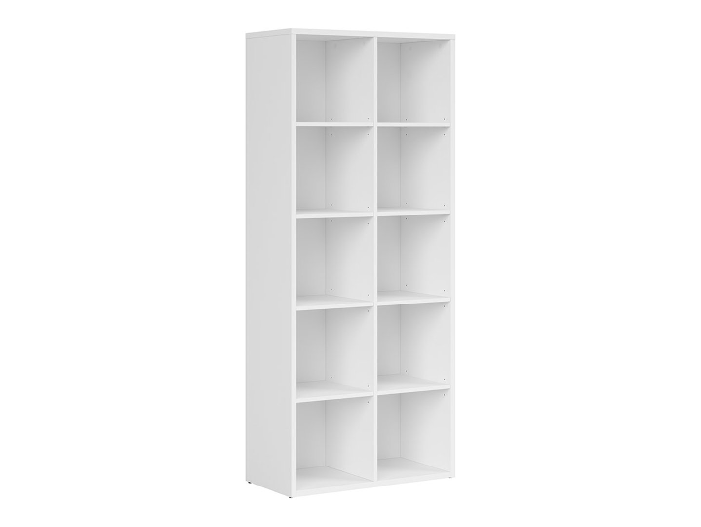 NEPO PLUS augsts atvērts plaukts, 77 cm, balts