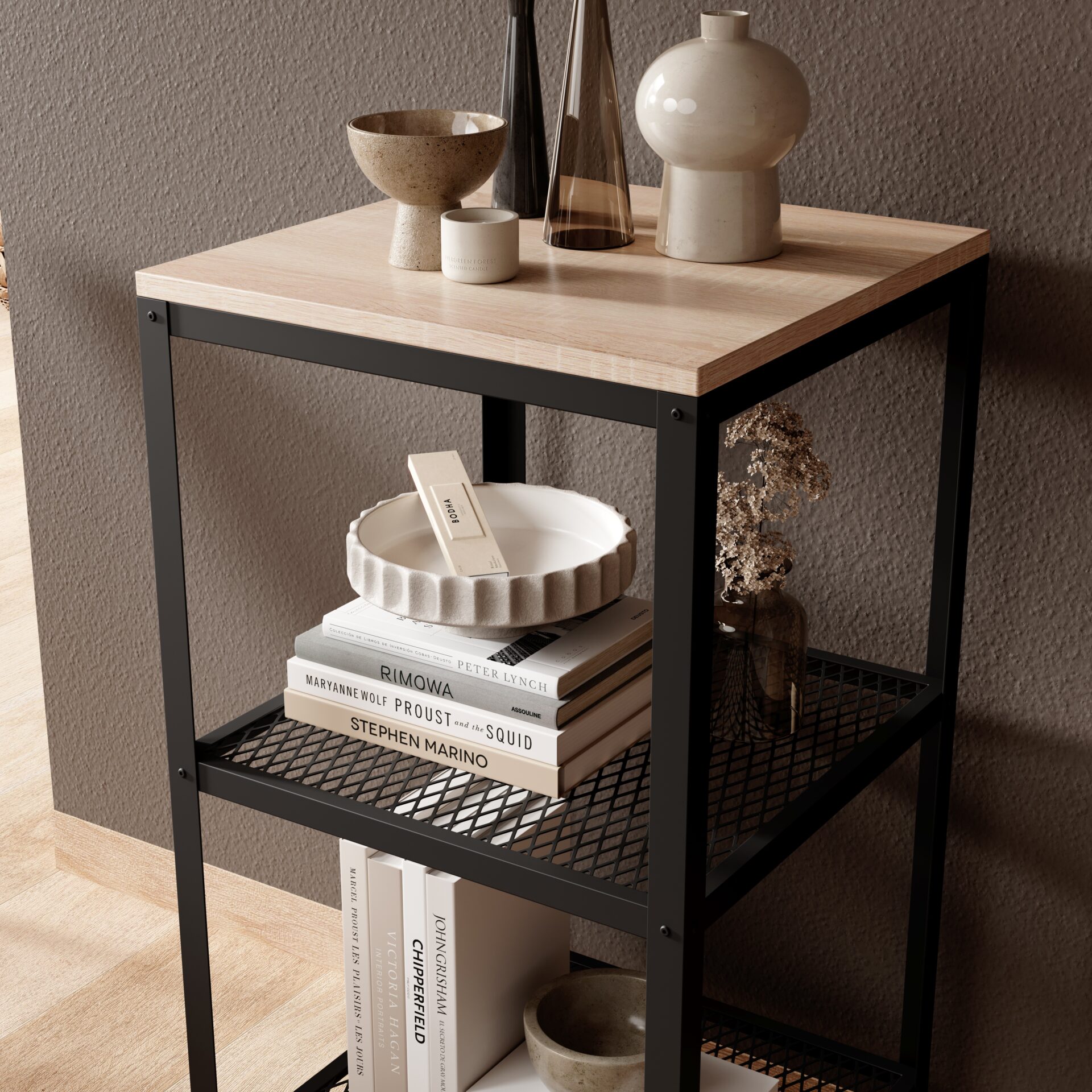 Rolin Black/Sonoma ADRK grāmatu skapis — изображение 3