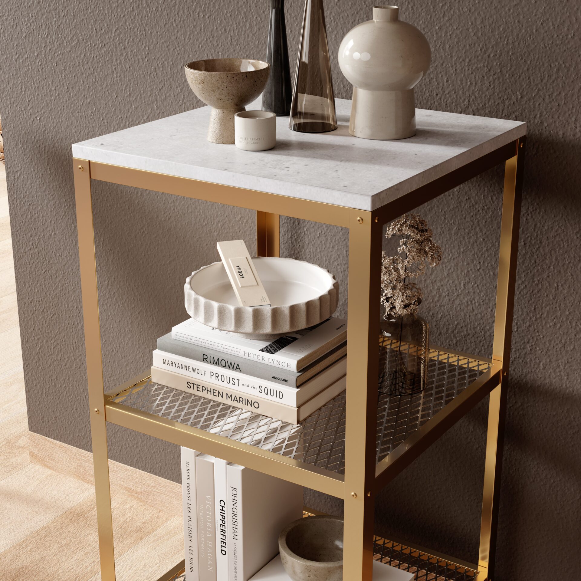 Rolin Gold/Concrete ADRK plaukts — 3 attēls