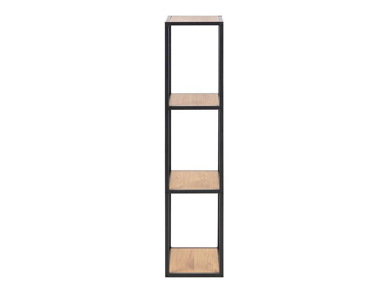 Seaford metāla piekaramais plaukts 24x108 cm ar 3 plauktiem, meža ozola krāsā — изображение 3