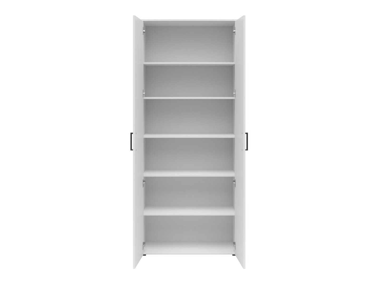 MultiDo slēgts divu durvju grāmatu plaukts, 80 cm, balts — 6 attēls