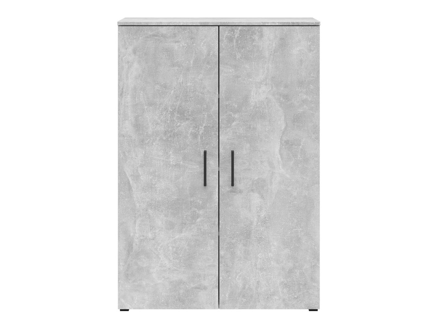 Slēgts divdurvju MultiDo grāmatu plaukts, 80 cm, gaiša krāsa, atelier — 3 attēls
