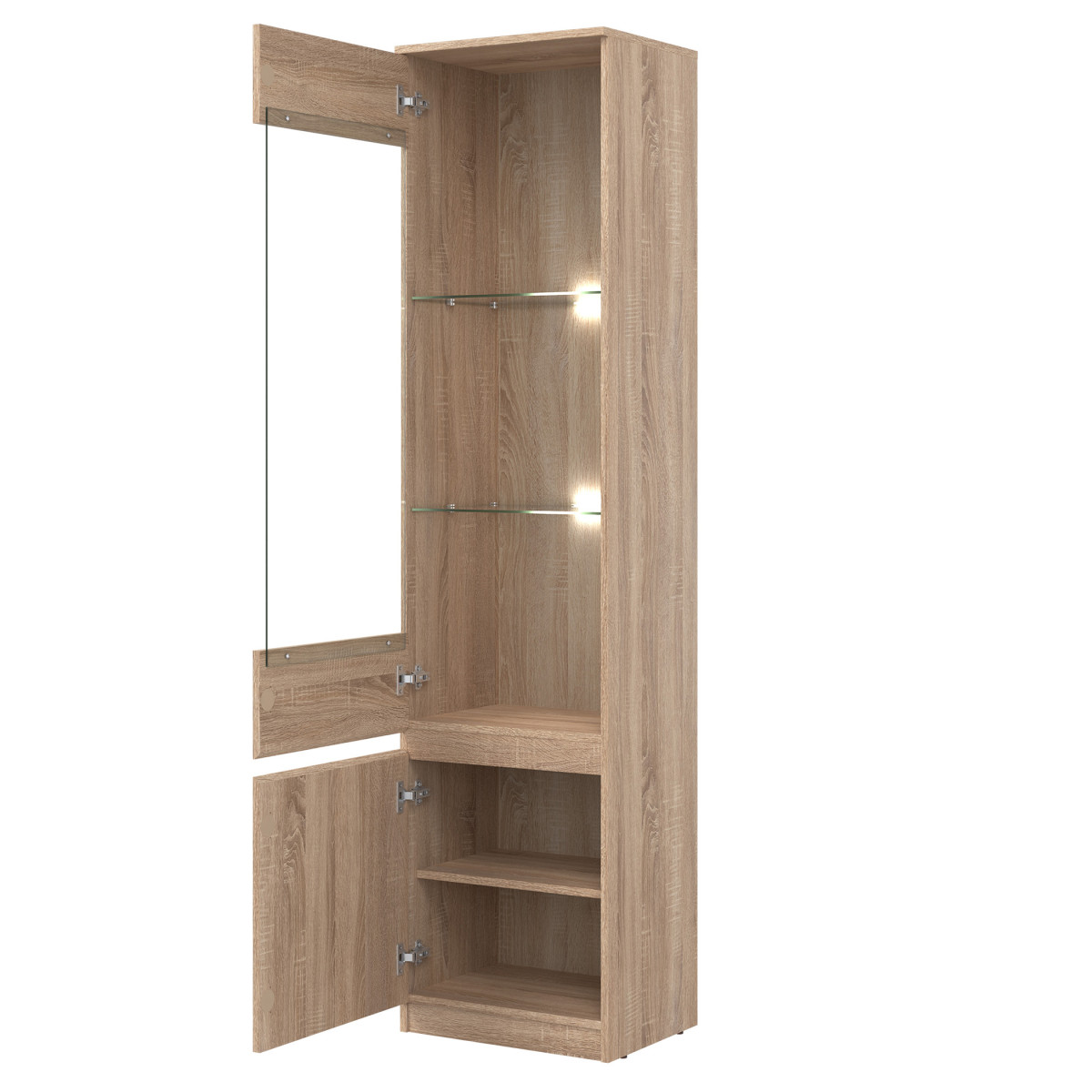 REMI RM07 vitrīna L/R SONOMA ozolkoka krāsā — изображение 4