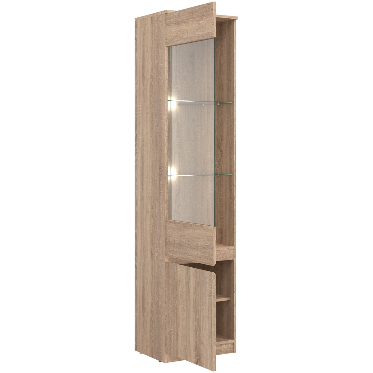 REMI RM07 vitrīna L/R SONOMA ozolkoka krāsā — изображение 6