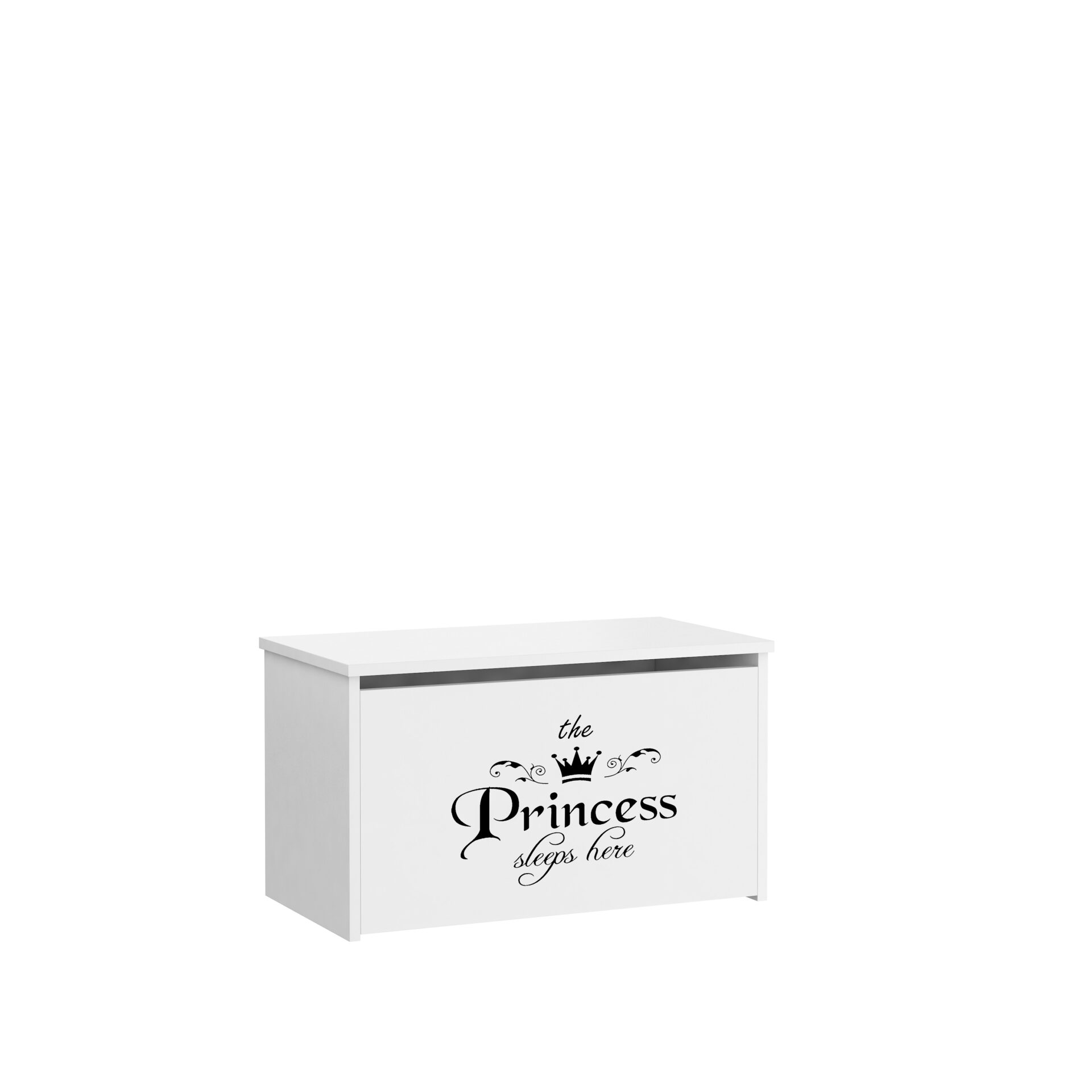 Rotaļu kumode DARIA balta/princeses melna ADRK