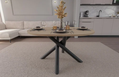 Oslo ovāls bēniņu galds, 138 cm, Lindberg ozols