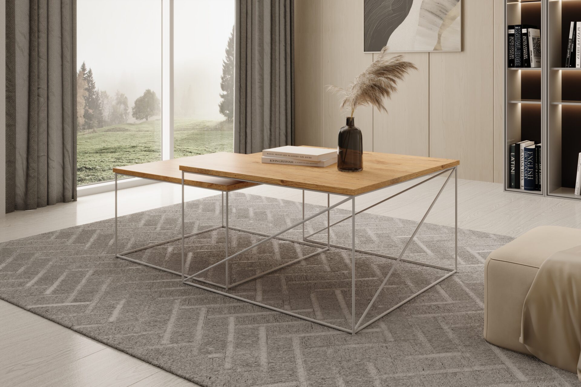 Licco balts / Lancelot ozols, ADRK 2-in-1 kafijas galdiņš — изображение 2