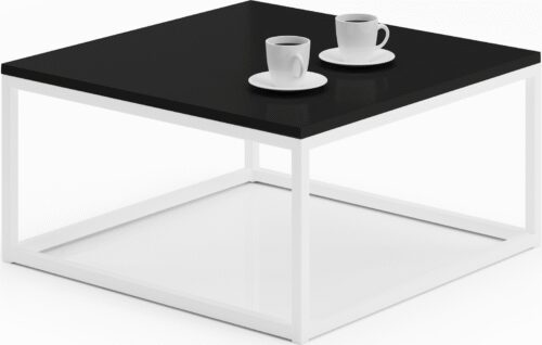 BELTEN kafijas galdiņš 65×65 baltā/melnā krāsā ADRK