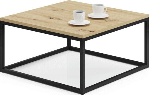 Kafijas galdiņš BELTEN 65×65 melns/Artisan ADRK