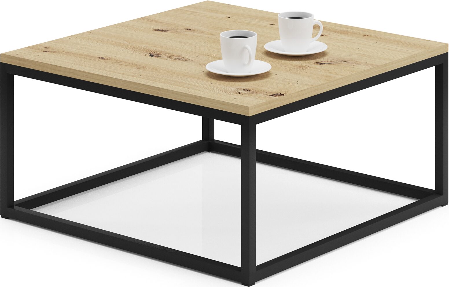 Kafijas galdiņš BELTEN 65x65 melns/Artisan ADRK