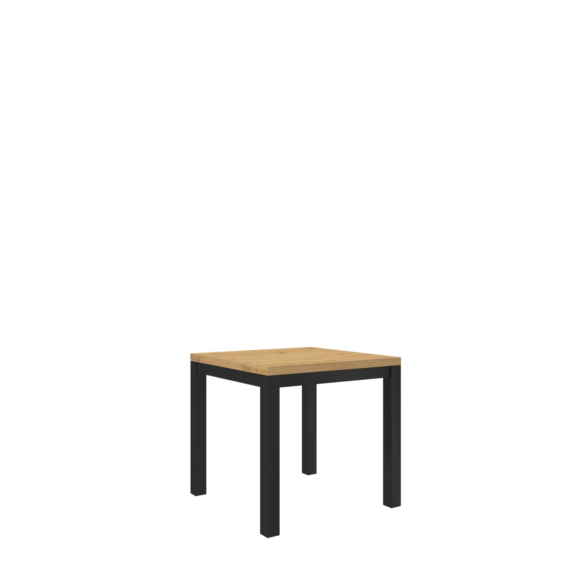 Kafijas galdiņš OLAF 1 80x80 Artisan/Matēti melns ADRK