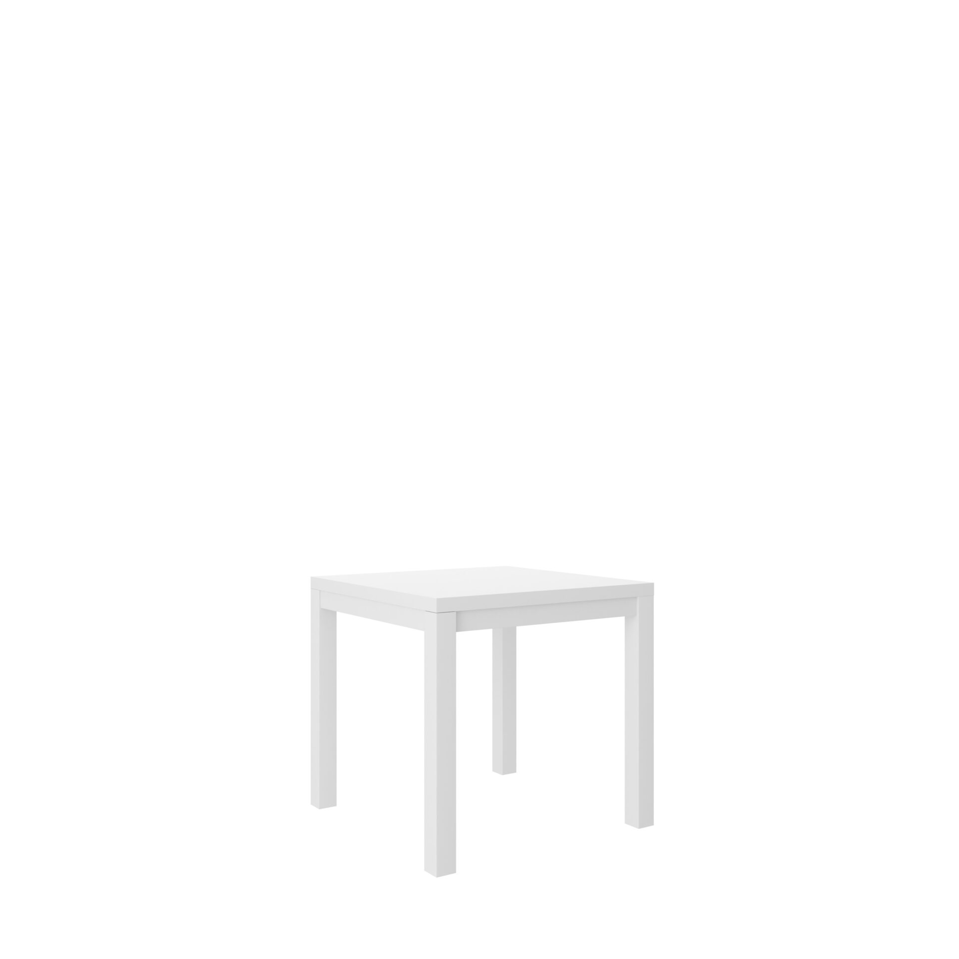 Kafijas galdiņš OLAF 1 80x80 balts ADRK