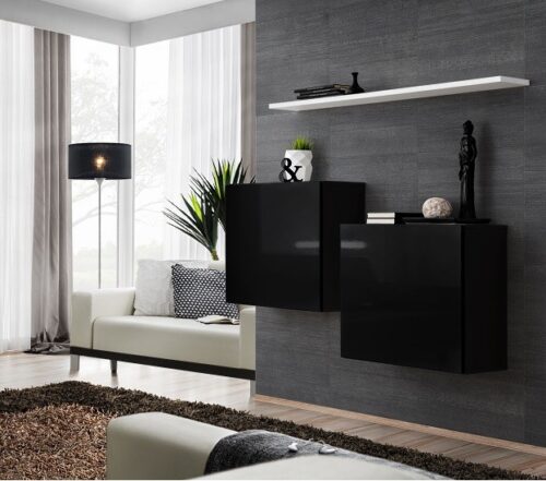 Kumode SWITCH I melns/balts ASM
