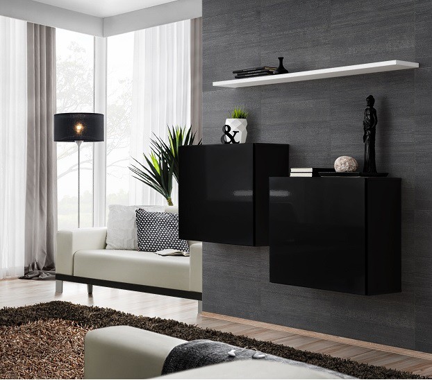 Kumode SWITCH I melns/balts ASM