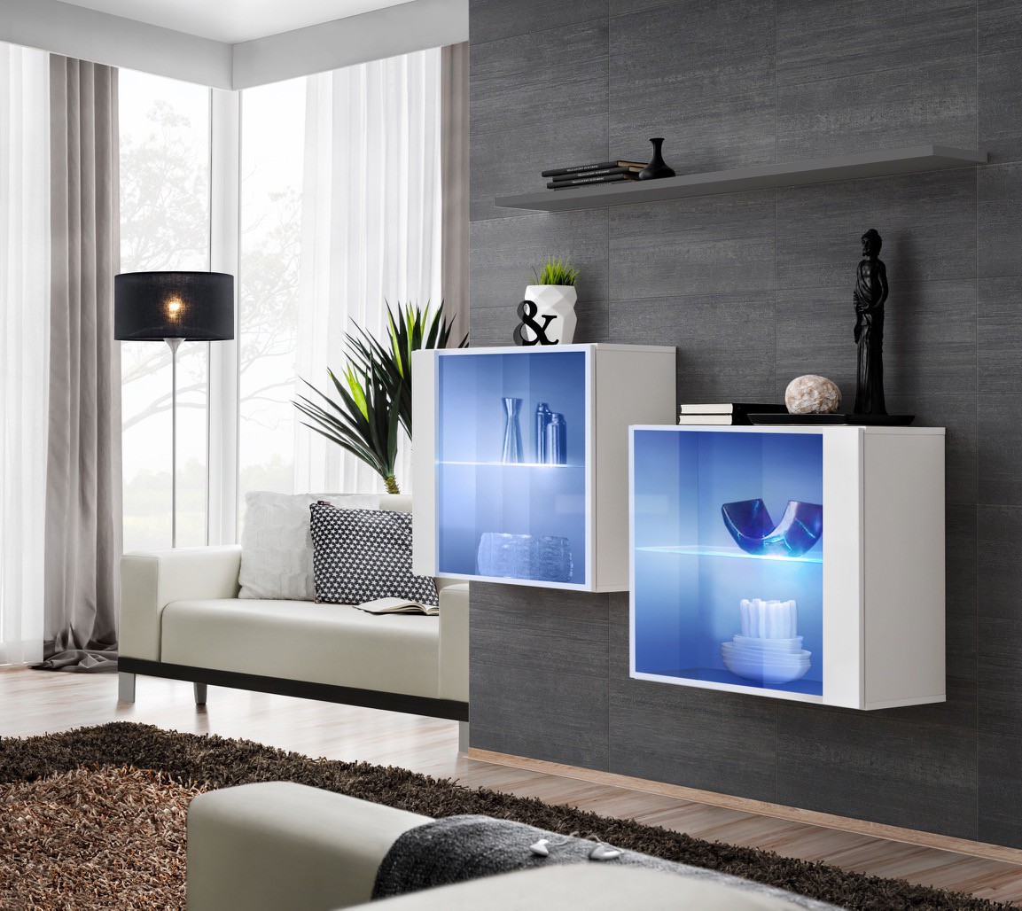 Kumode SWITCH III balts/grafīts ASM