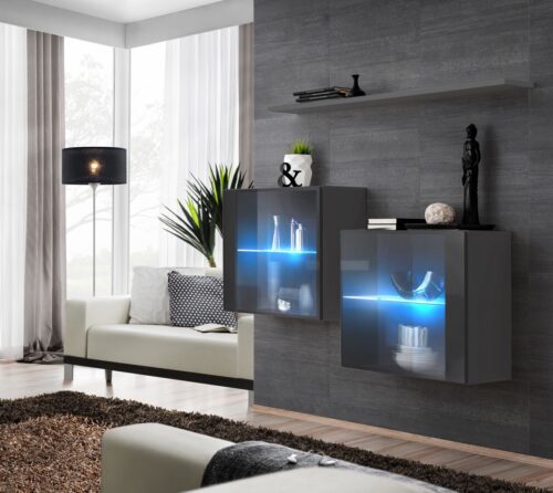 Kumode SWITCH III grafīta krāsā ASM