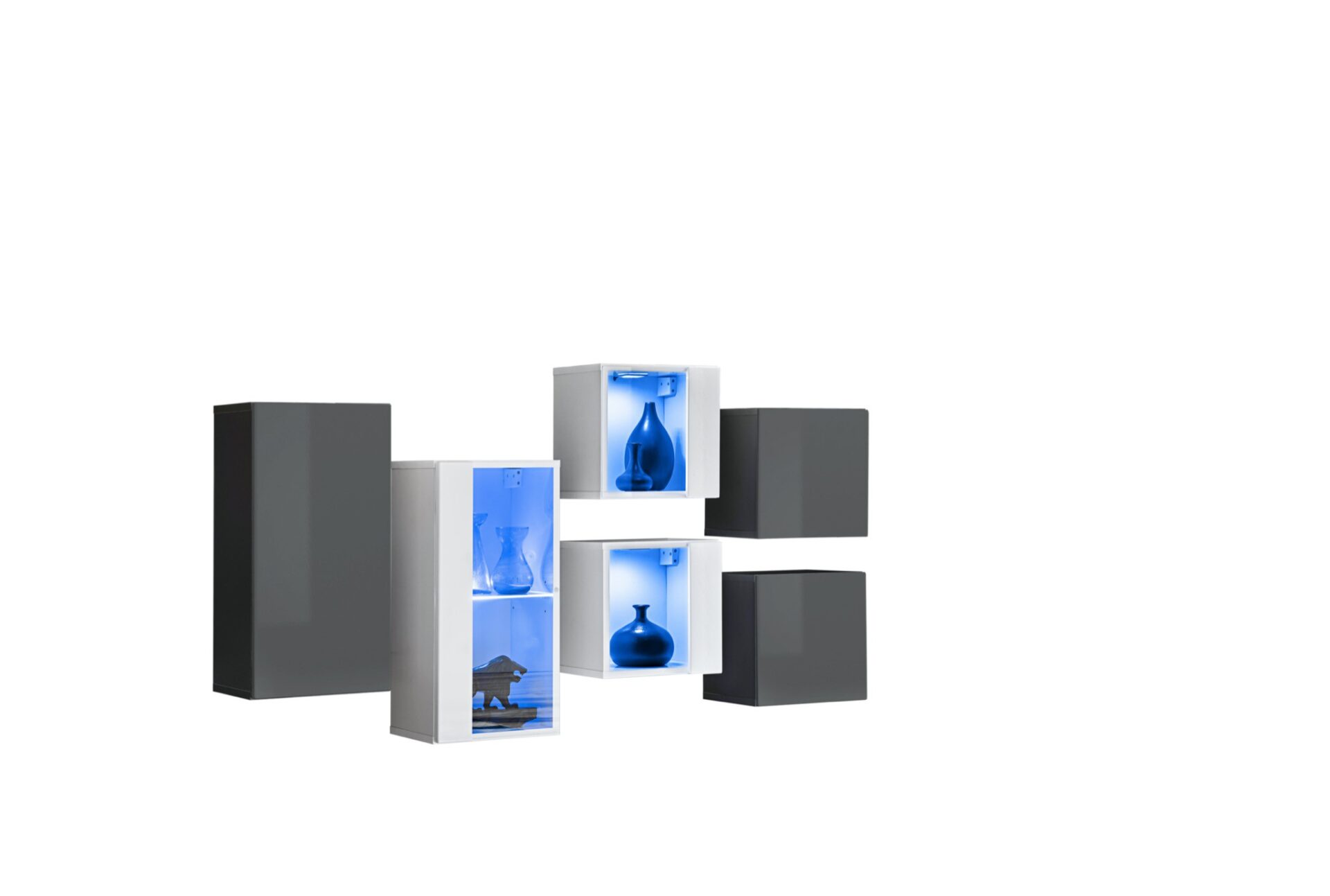 Kumode SWITCH IV grafīta/balta ASM — 2 attēls