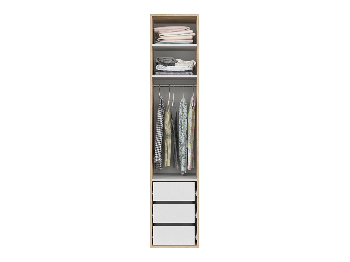 FLEX viendurvju skapis 50 cm, Sonoma ozols — изображение 2