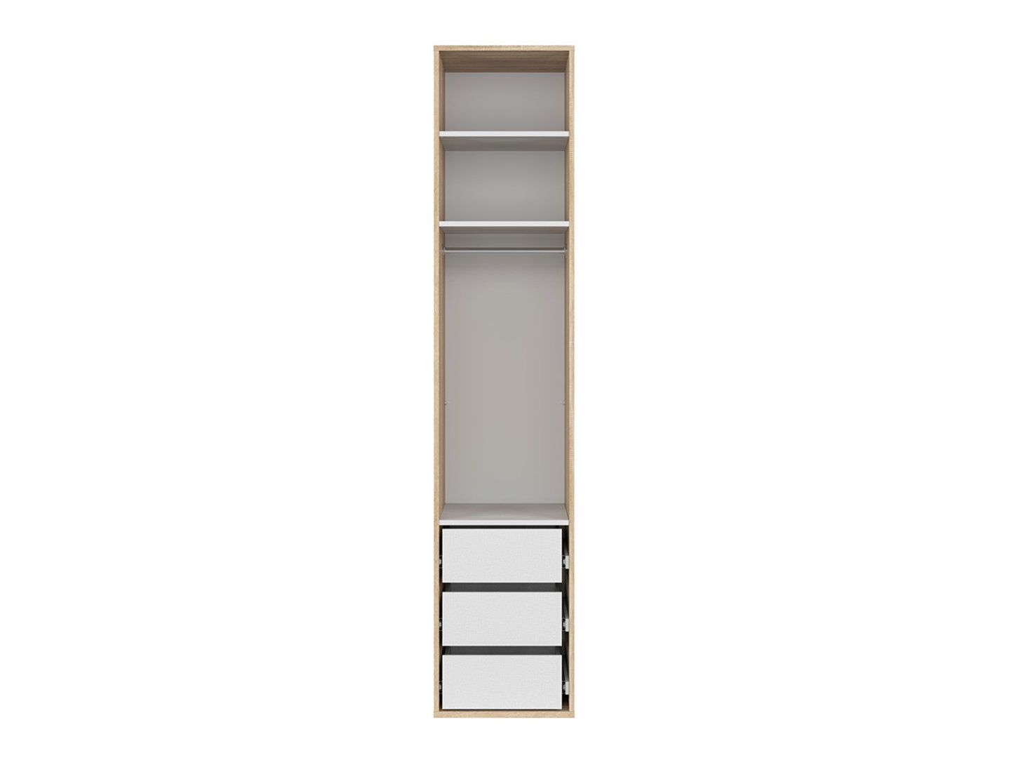 FLEX viendurvju skapis 50 cm, Sonoma ozols — изображение 7